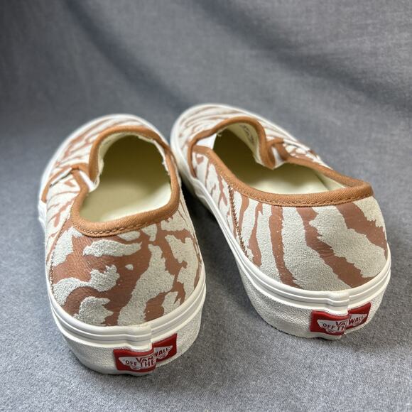 Vans Slip-On Men's 8.5 Women's 10 VR3 SF Tiger Shell Ecocush Skateboard Shoes - Picture 5 of 9